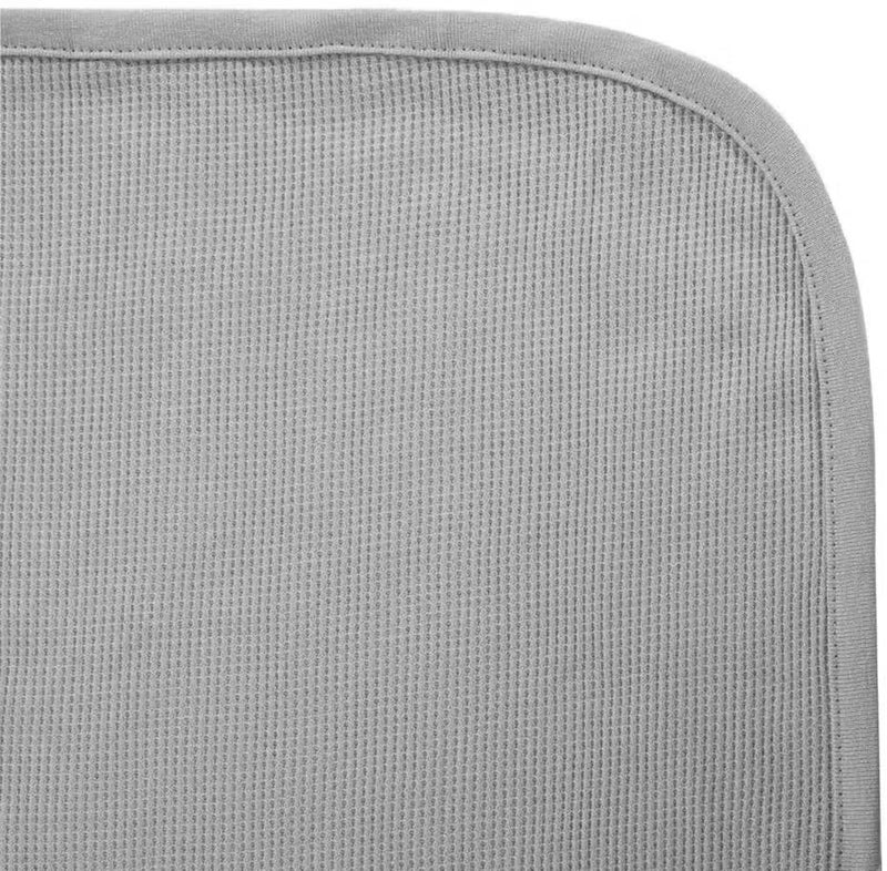 TL Care 100% Cotton Thermal Waffle Swaddle Blanket (30" x 40"), Soft, Breathable & Stretchy, Gray, for Boys and Girls, Perfect for Swaddling, Travel and Gifting - Image 4
